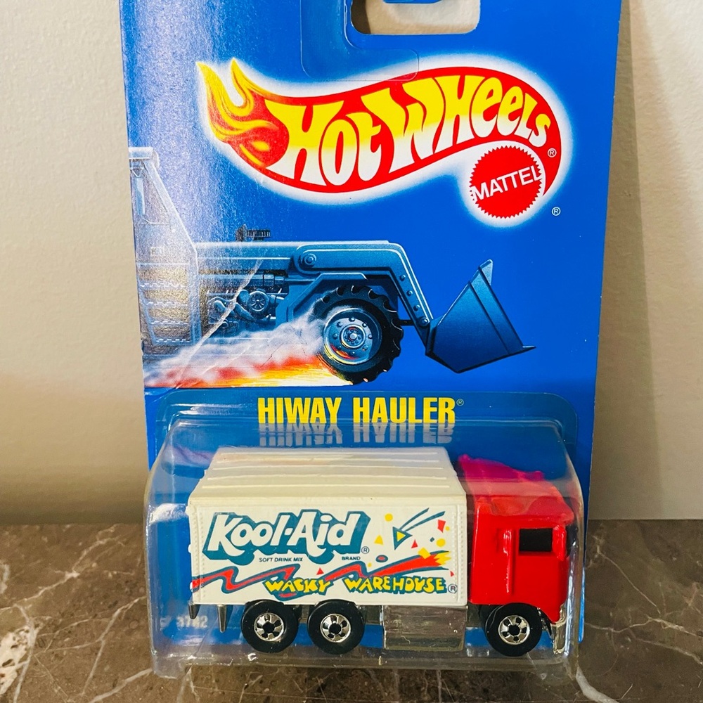 Mattel Hot Wheels Hiway Hauler Truck - Red & White with Kool-Aid Graphics